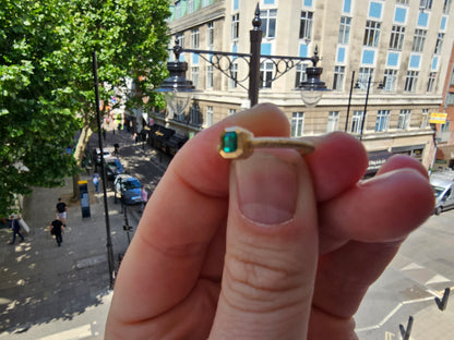 Colombian Emerald Gold Ring