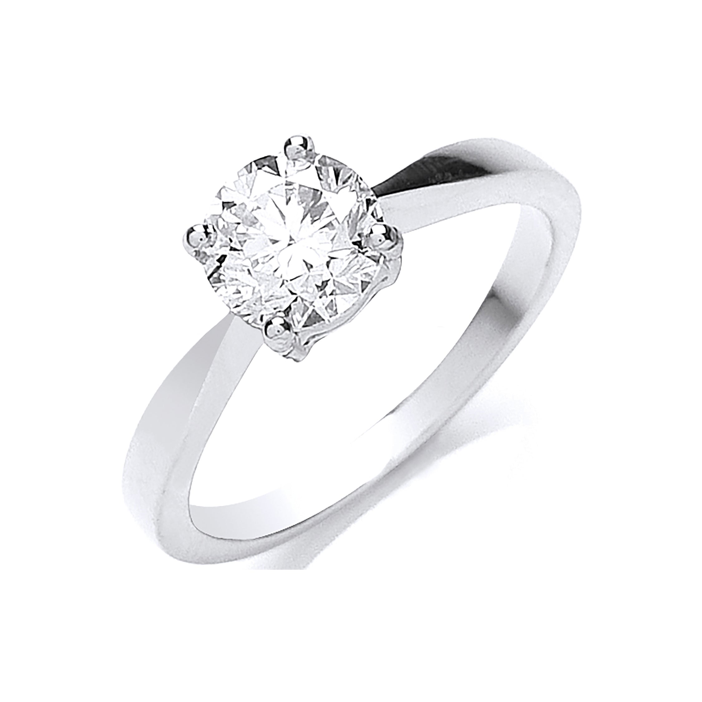 Platinum 1.00ct Diamond Engagement Ring