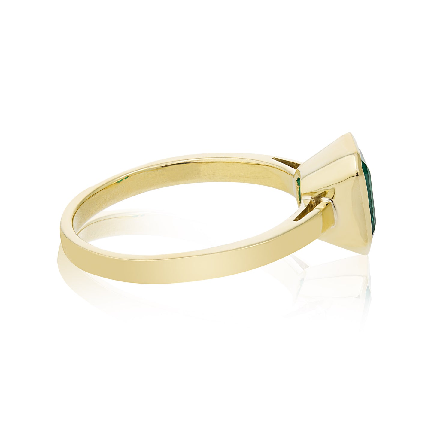 Colombian Emerald Gold Ring