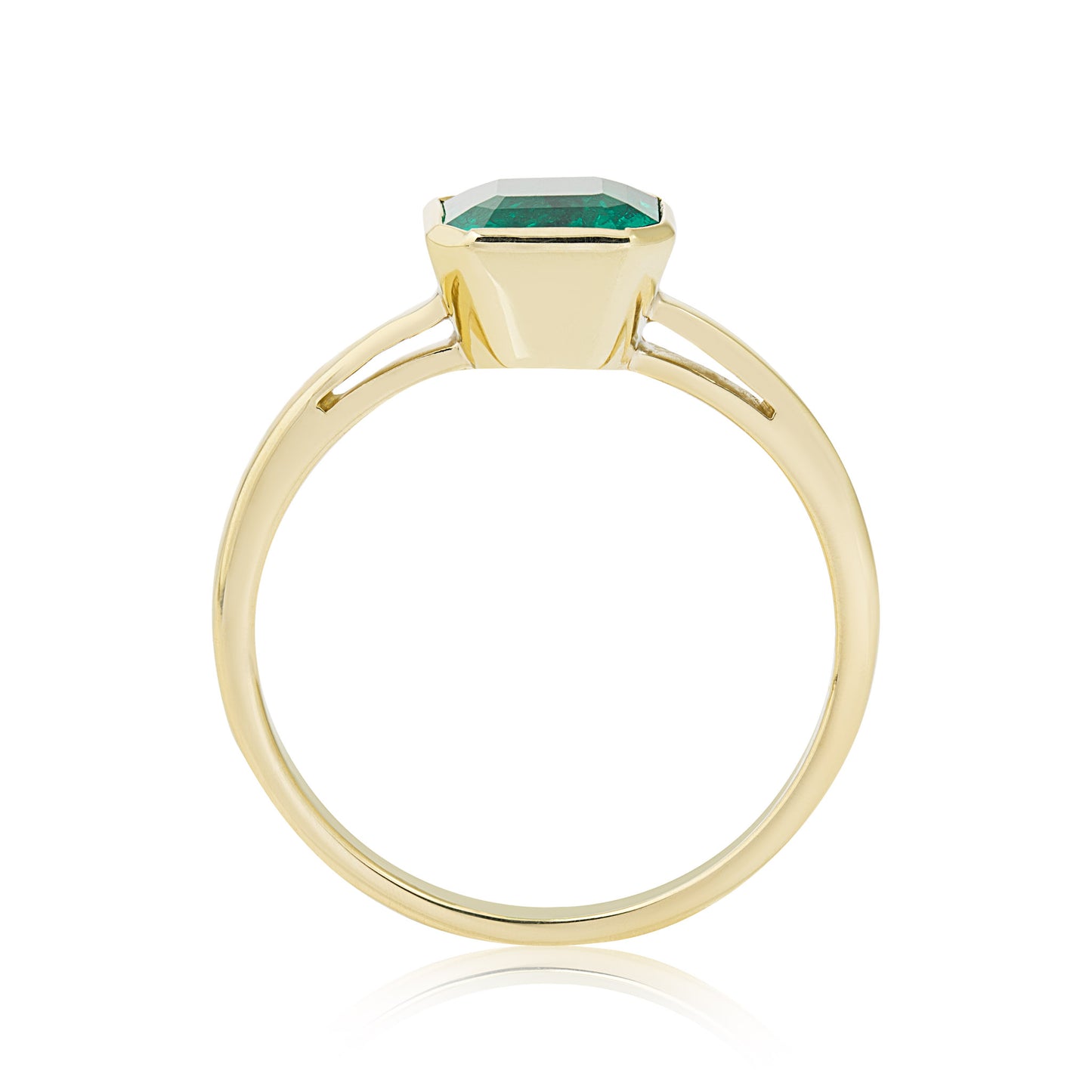 Colombian Emerald Gold Ring