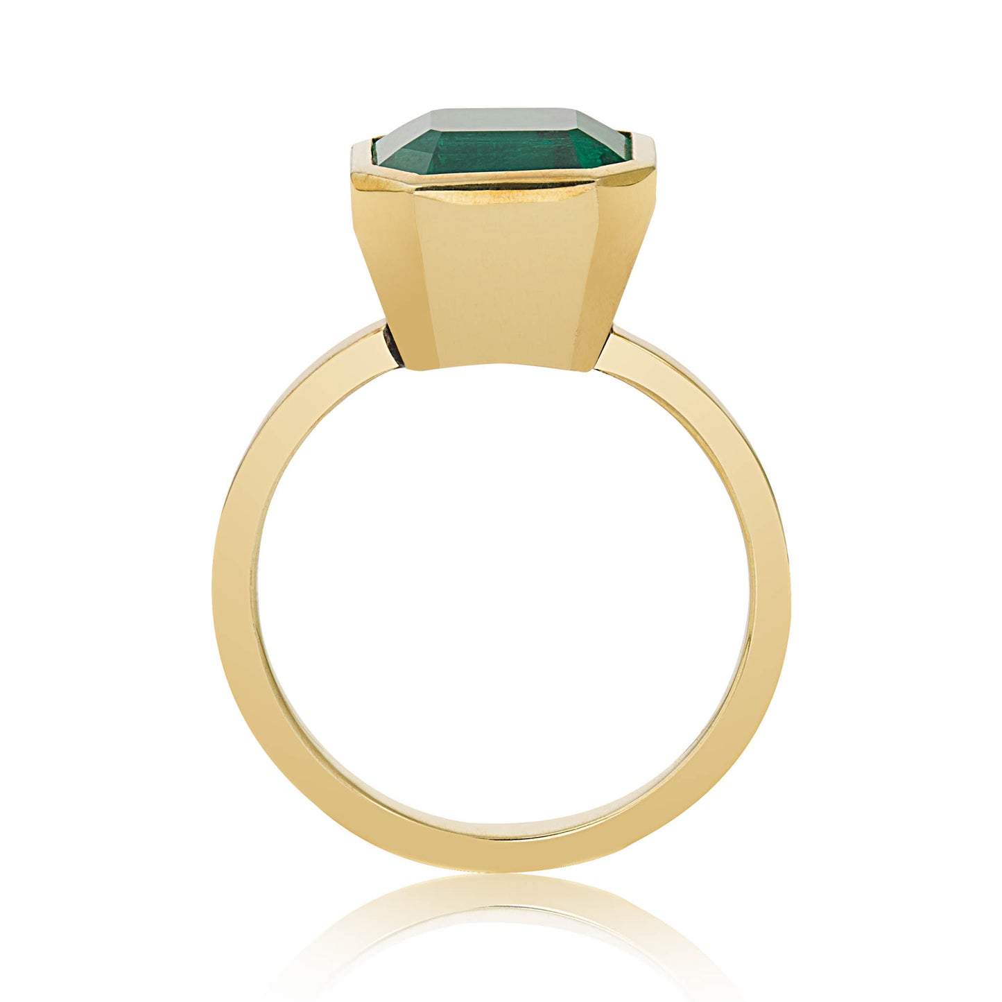 Illuminating Colombian Emerald Ring