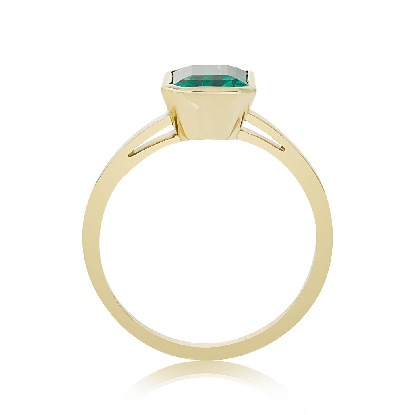 Colombian Emerald Gold Ring