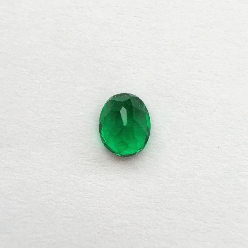 Green Emerald 0.75, Oval Cut