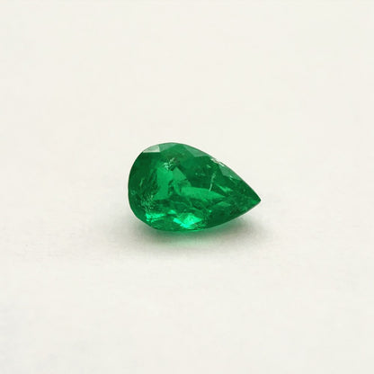Green Emerald 1.30, Pear Cut