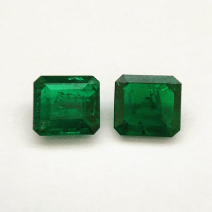 Green Emerald 2.87, Square Cut