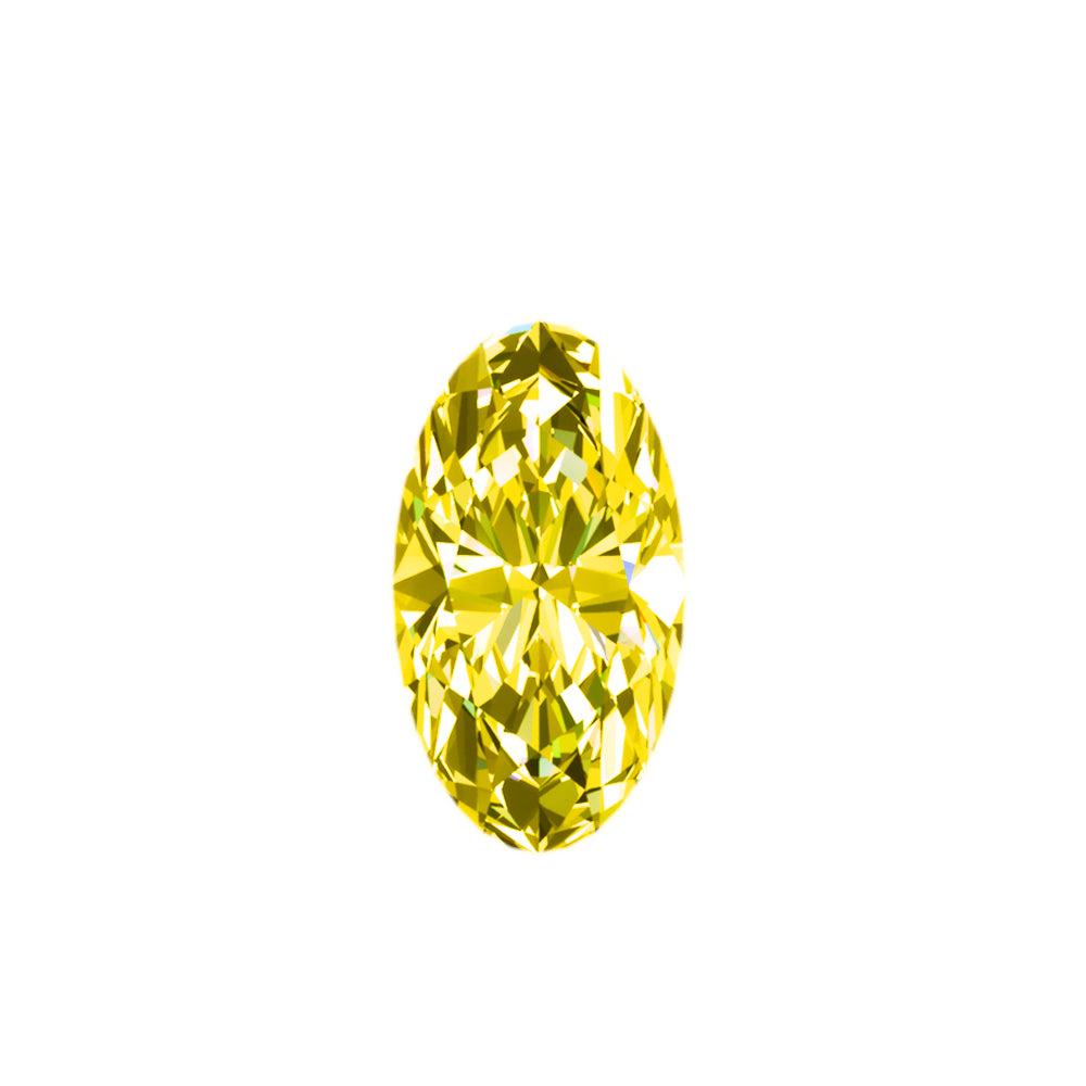 Fancy Vivid Yellow Diamond, 0.47ct