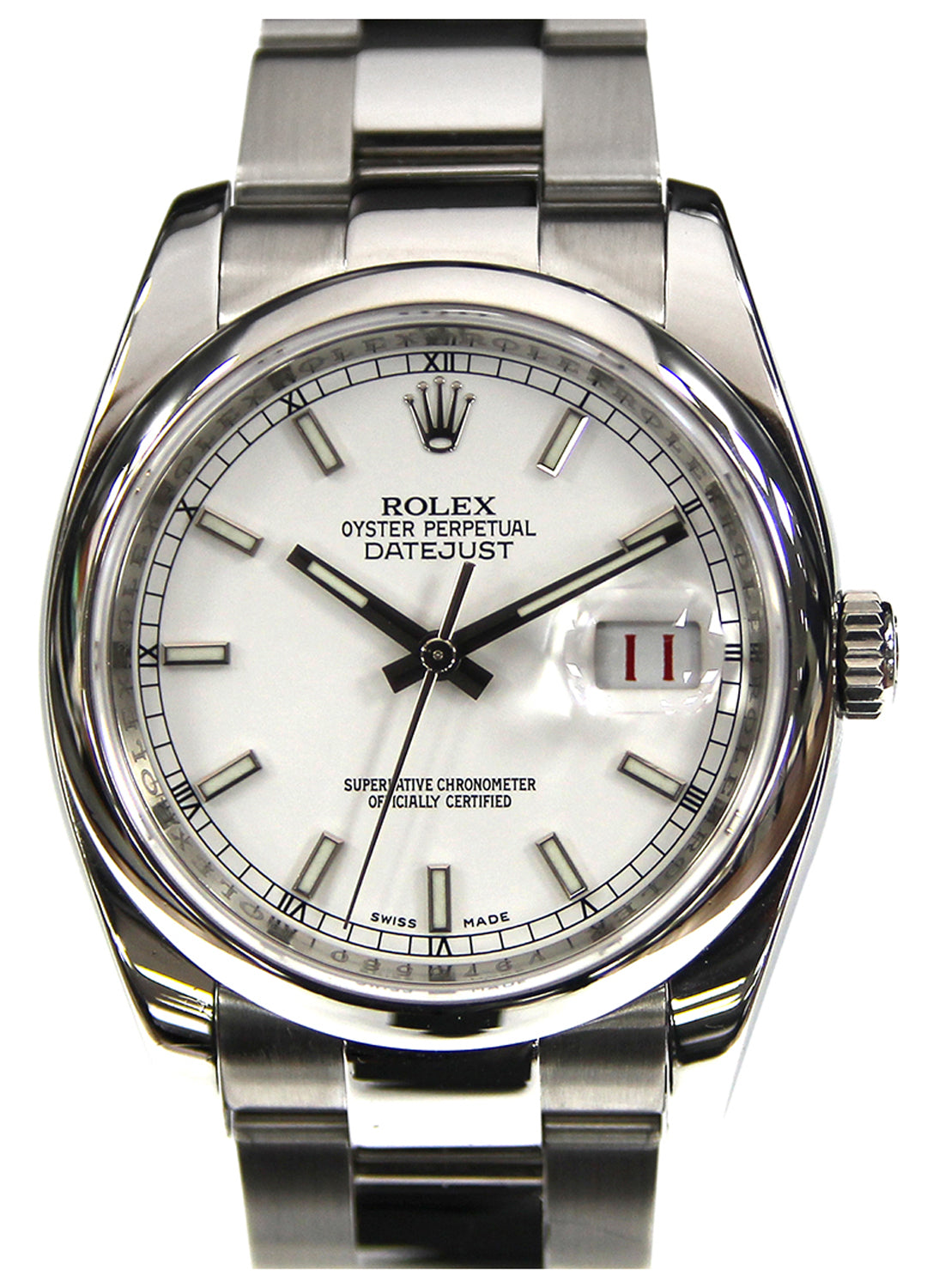 Rolex Datejust, Model No: 116200, Stainless Steel