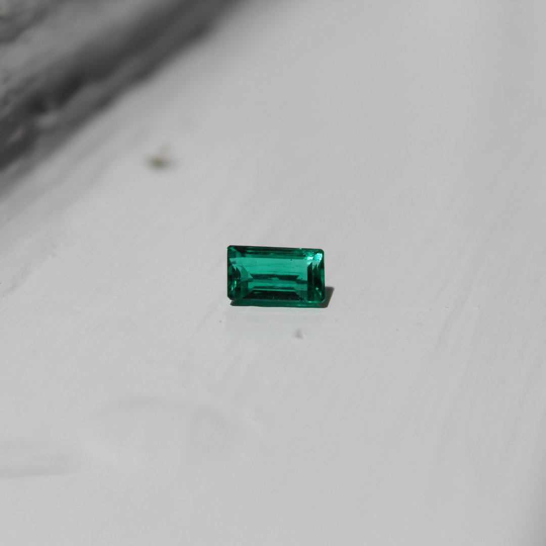 Emerald Cut Emerald, Insig Oil 1.35 Carat