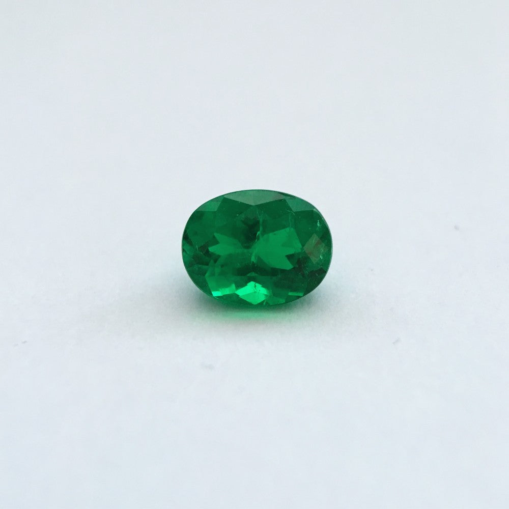 Green Emerald 1.03, Oval Cut