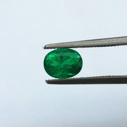 Green Emerald 1.03, Oval Cut