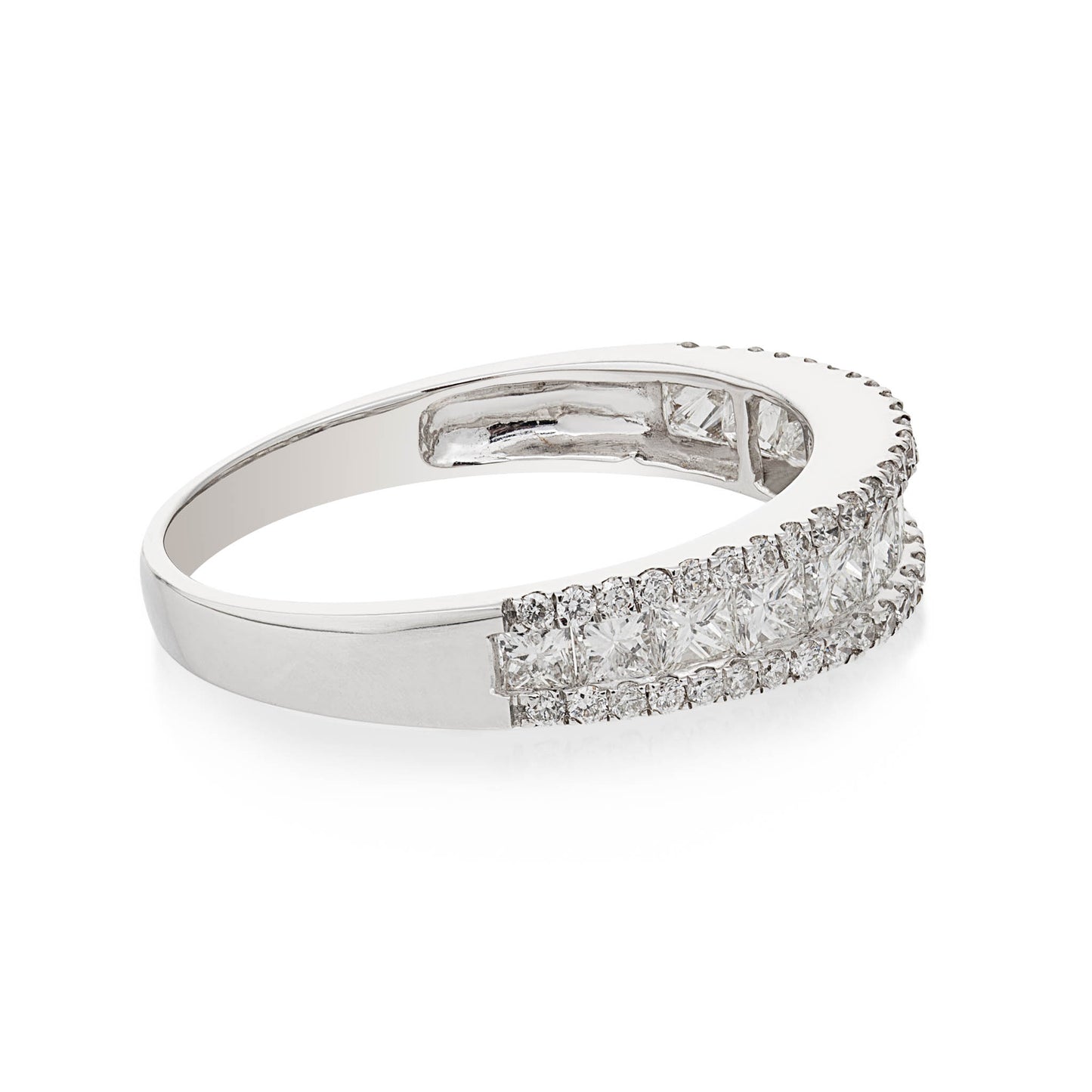 Princess & Brilliant Cut Diamond Eternity Ring