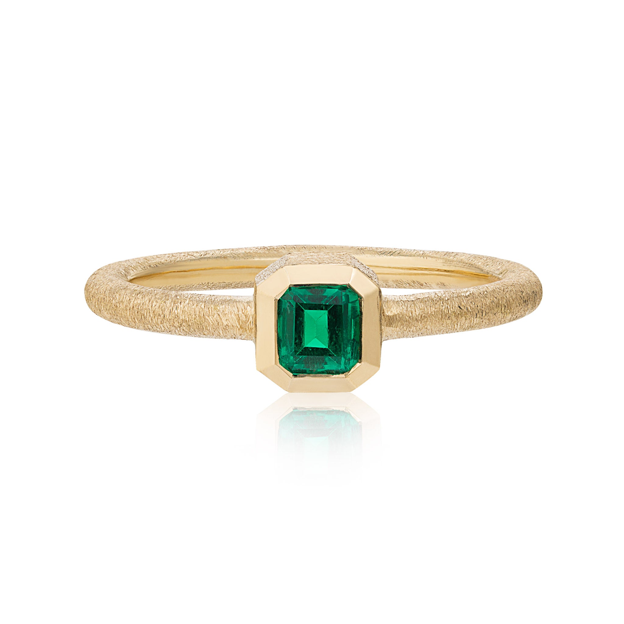 Colombian Emerald Gold Ring